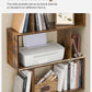 Rustic Brown Vertical Freestanding Bookcase 5 Tier