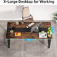 70.8 Inch Ergonomic Executive Office Desk Multimonitor