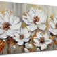 Premium Canvas Textured Floral Wall Art 58x29 Inches