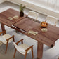 Expandable Dining Table For 6 To 8 Seater Brown Engineered Wood