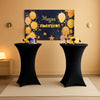 Spandex Cocktail Table Cover 32 Inch Round 8 Pack Set
