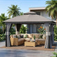 Patio Gazebo 11x13 Outdoor LED Lighting Netting System