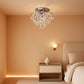 Crystal Chandelier Ceiling Light E26 Chrome Fixture