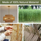24 Inch Bohemian Handwoven Rattan Chandelier 6 Light-2