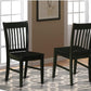 Norfol ElevenInch Matte Black Premium Solid Wood Dining Chairs