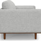 Morrison 72 Inch Mid Century Modern Sofa Set Mist Grey