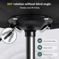 Height Adjustable Swivel Office Stool With Wheels And Back