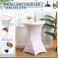 32 Inch White HighTop Collapsible Cocktail Table Set