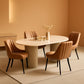 Brown Upholstered Dining Chairs Mid Century Modern