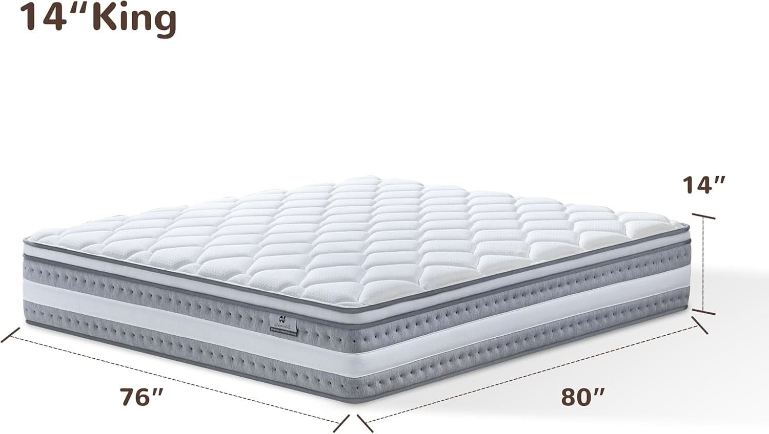 King Size Orthopaedics Hybrid Memory Foam Mattress-1
