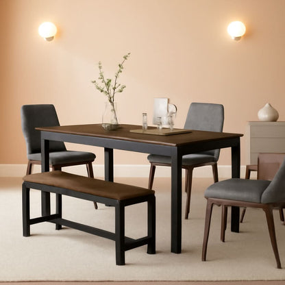 71 Inch Dining Table With Metal Legs Elegant Quality
