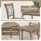 Brown Ergonomic Midcentury Dining Chairs Collection