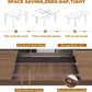Extendable Walnut Engineered Wood Dining Table For Six