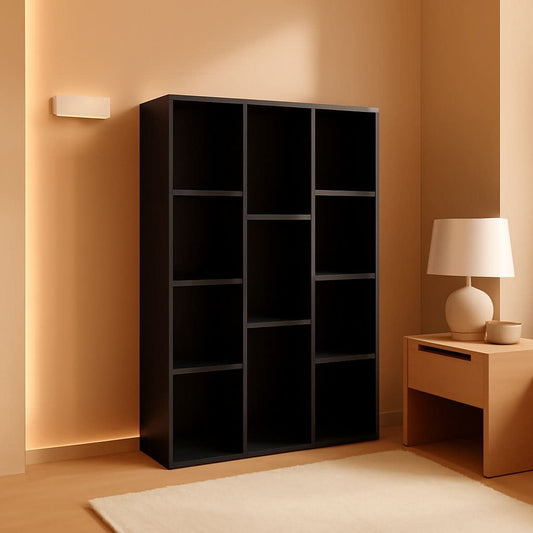 Luder 11-Cube Bookcase Blackwood Modern Living Room-0