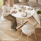Snow White Round Dining Table 31 Inch Diameter Seats Four