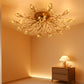 Crystal Luster Ceiling Light Chandelier Semi Flush