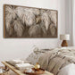 Professional Neutral Canvas Wall Art 24x48 Framed