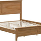 Premium Solid Wood Queen Platform Bed Headboard Finish