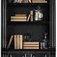 Black Three Shelf Bookcase With Wooden Construction