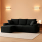 108-Inch Modular Sectional Couch With Oversized Chaise