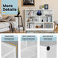 White Cube Bookcase Three Tier Freestanding Organizer