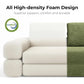 Green ThreeInOne Convertible Sleeper Sofa Bed Studio