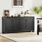 60 Inch Sideboard Buffet Cabinet With Adjustable Shelves