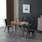 Stackable Metal Dining Chair 18 Inch For Kitchen Use