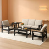 HDPE Outdoor Patio Furniture Set 7 Piece All Weather-0
