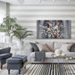 Premium Oversized Canvas Wall Art 20x40 Inches White