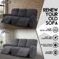 Luxurious Velvet Recliner Sofa Covers Three Seater