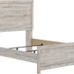 SignatureDesign Queen Panel Bed Frame Engineered Wood Gray