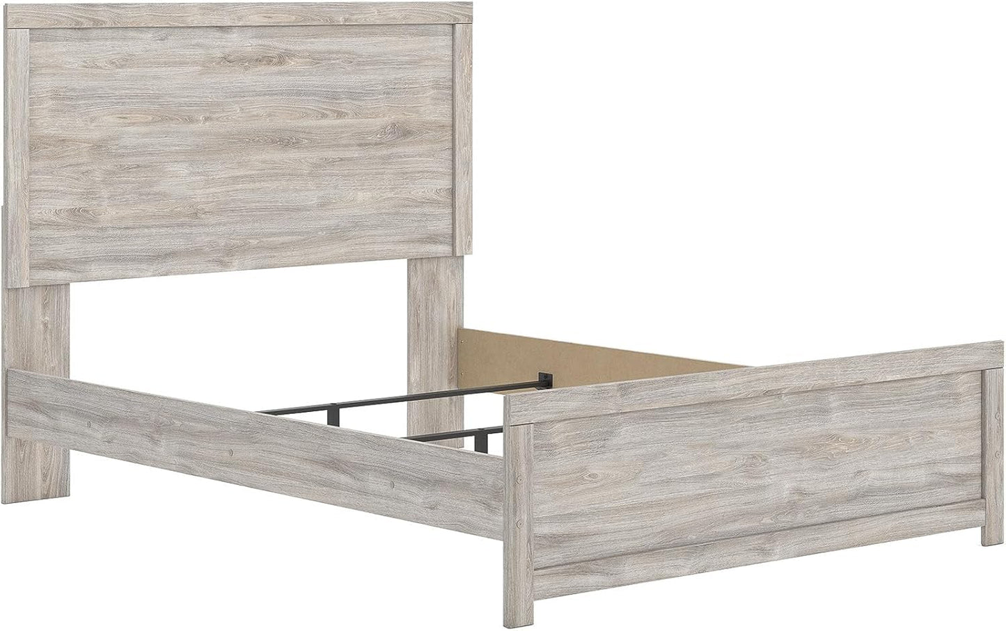 SignatureDesign Queen Panel Bed Frame Engineered Wood Gray