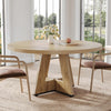 Premium Quality Oak Circular Dining Table Pedestal