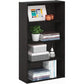Espresso Four Tier Bookcase Bookshelf Storage Shelves
