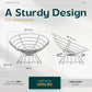 40 Inch Ergonomic Papasan Chair Cushioned Comfortably