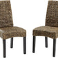 Edgewater Handwoven Rattan Dining Chairs Set Of 2 Seagrass