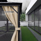 10x14 Ft Weatherproof Hardtop Aluminum Gazebo Roof