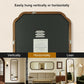 Walnut Handcrafted Timberframe Wall Vanity Mirror 65Inch