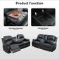 Black Recliner Sofa Set For Living Room Theater Seating
