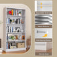 Modern Metal Bookcase With Five Adjustable Shelves-4
