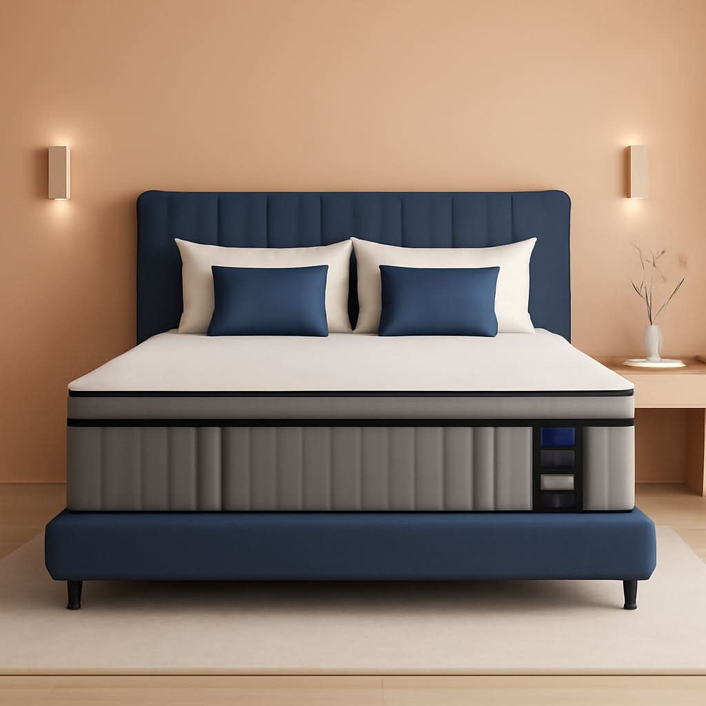 King Size Gel Memory Foam Pocket Spring Hybrid Mattress-0
