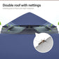 10x10 NavyBlue Patio Gazebo Weather Resistant Netting