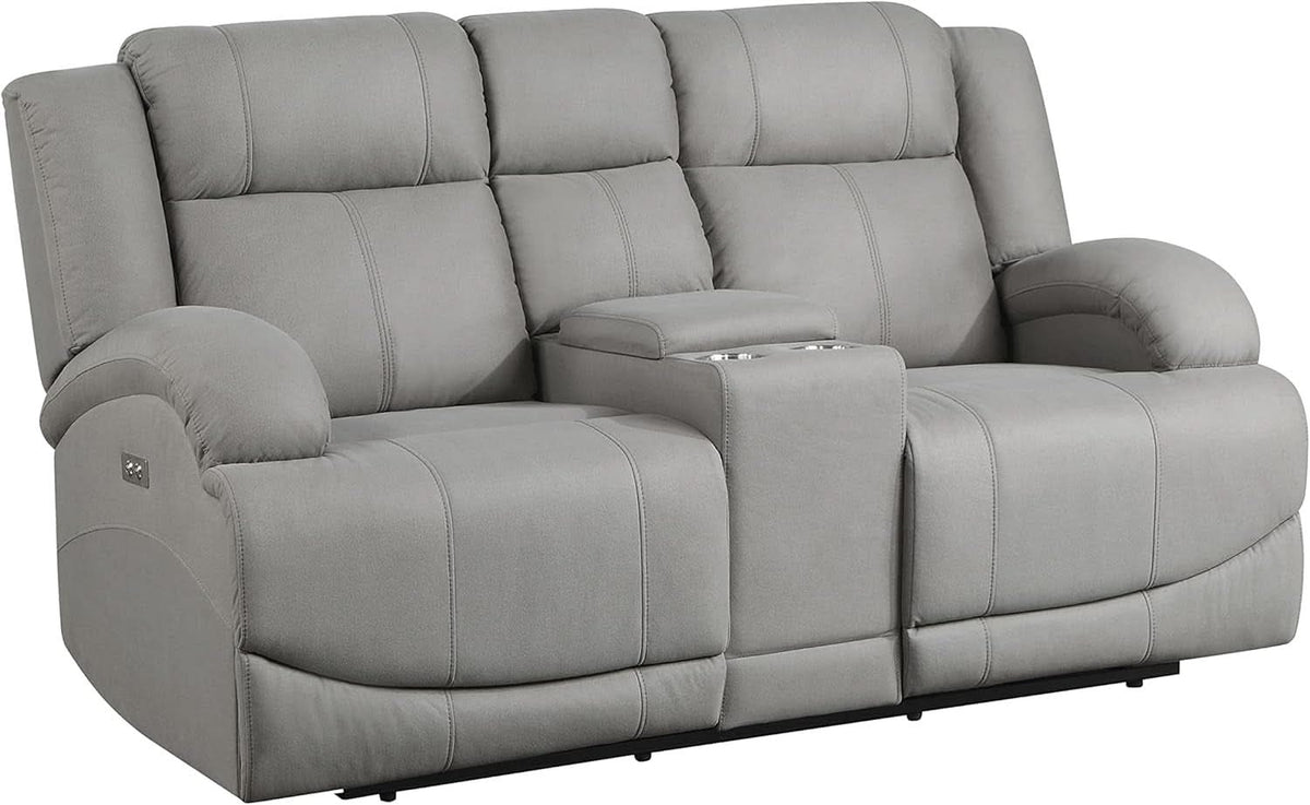 Landwood 3 Piece Power Reclining Living Room Set Gray