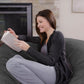 Charcoal 5ft Memory Foam Bean Bag Chair for Living Room