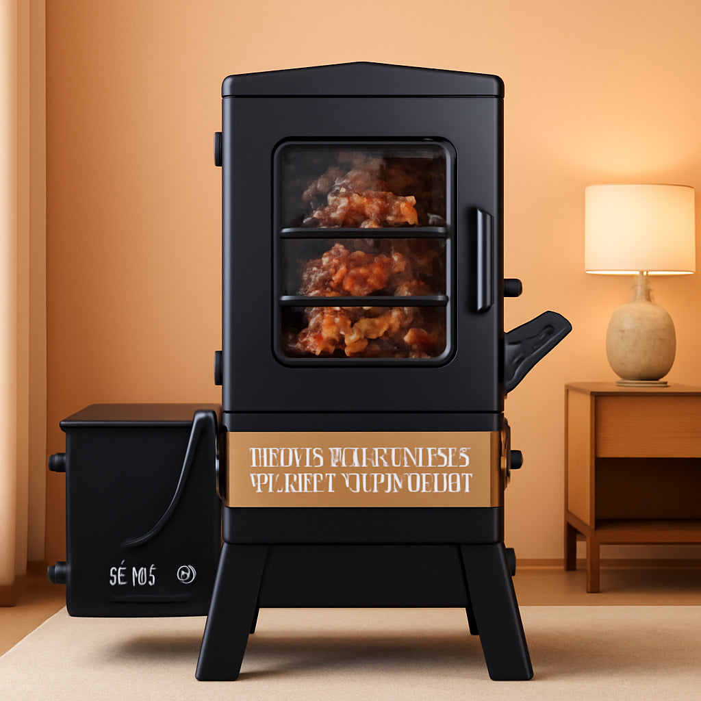 Vertical Pellet Smoker Grill Digital Temperature Control