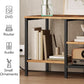 TV Stand With Power Outlets For 65 Inch TV Open Shelves