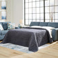 Blue Queen Stainresistant Memory Foam Sleeper Sofa