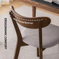 Curved Back Upholstered Contemporary Dining Chairs Four