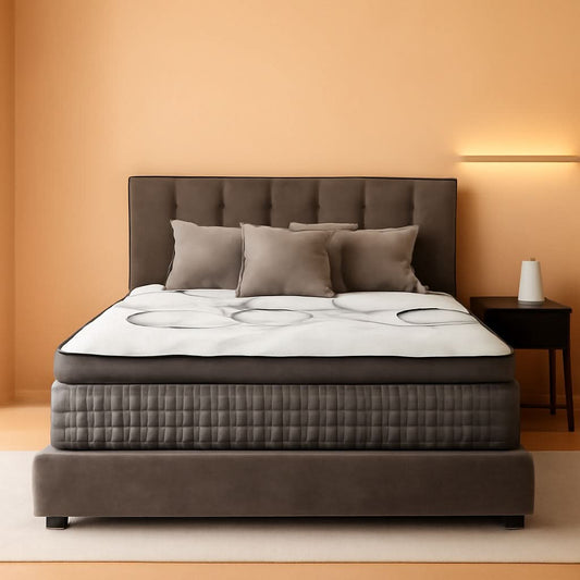 Queen 14Inch Hybrid Memory Foam Mattress UltraComfort-0